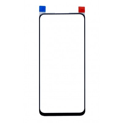 Replacement Front Glass For Realme 6 Black By - Maxbhi Com