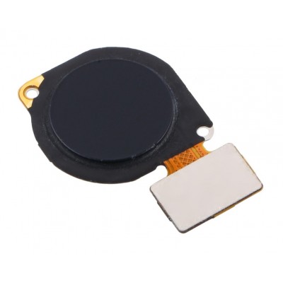 Fingerprint Sensor Flex Cable For Huawei Enjoy 10 Plus Black By - Maxbhi Com