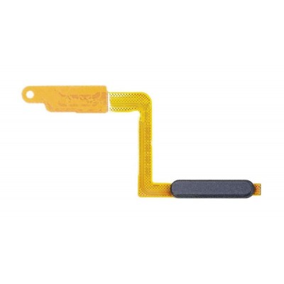 Fingerprint Sensor Flex Cable For Samsung Galaxy A7 2018 Black By - Maxbhi Com
