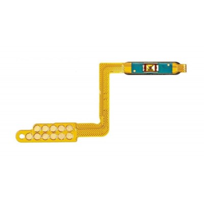 Fingerprint Sensor Flex Cable For Samsung Galaxy A7 2018 Black By - Maxbhi Com