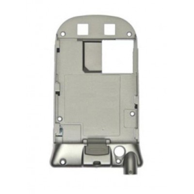 Lcd Frame Middle Chassis For Samsung V200 Silver By - Maxbhi Com