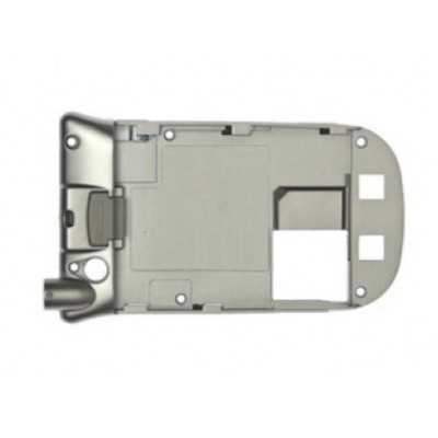Lcd Frame Middle Chassis For Samsung V200 Silver By - Maxbhi Com