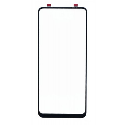 Replacement Front Glass For Tecno Camon 16 Black By - Maxbhi Com