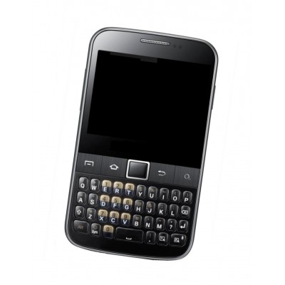 Lcd Frame Middle Chassis For Samsung Galaxy Y Pro B5510 Black By - Maxbhi Com