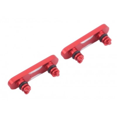 Volume Side Button Outer For Apple Iphone 13 Mini Red By - Maxbhi Com