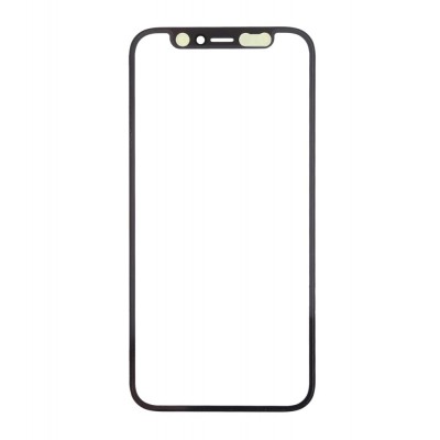 Replacement Front Glass For Apple Iphone 12 Mini Black By - Maxbhi Com