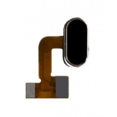 Fingerprint Sensor Flex Cable For Gionee M6s Plus Black By - Maxbhi Com