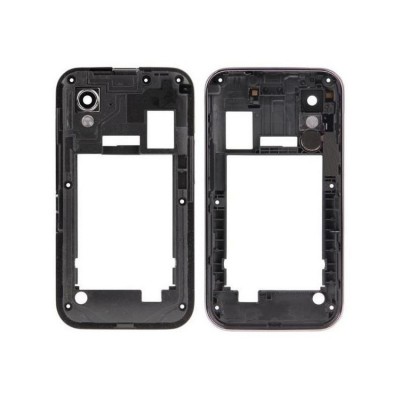 Lcd Frame Middle Chassis For Samsung Galaxy Ace Black By - Maxbhi Com