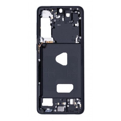 Lcd Frame Middle Chassis For Samsung Galaxy S21 Plus Black By - Maxbhi Com