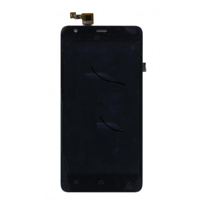 Lcd With Touch Screen For Intex Aqua Sense 5 0 Black By - Maxbhi Com