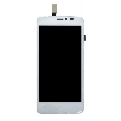 Lcd With Touch Screen For Gionee Ctrl V4s White By - Maxbhi Com