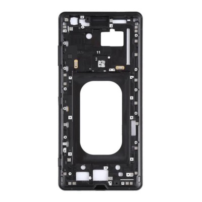 Lcd Frame Middle Chassis For Sony Xperia Xz3 Black By - Maxbhi Com