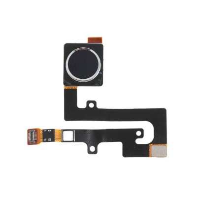 Fingerprint Sensor Flex Cable For Nokia 6 1 Plus Black By - Maxbhi Com