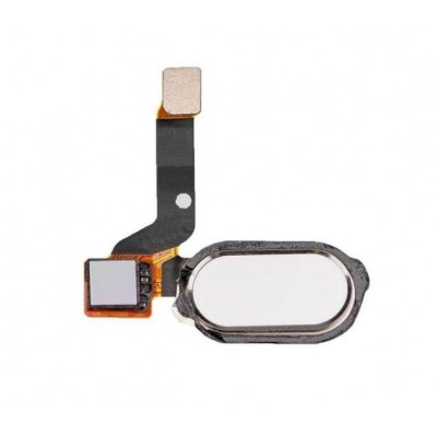Fingerprint Sensor Flex Cable For Oneplus 3 White By - Maxbhi Com