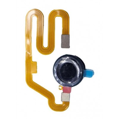 Fingerprint Sensor Flex Cable For Realme 3 Black By - Maxbhi Com
