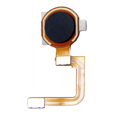 Fingerprint Sensor Flex Cable For Realme C15 Black By - Maxbhi Com