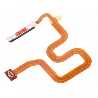 Fingerprint Sensor Flex Cable For Realme 6 Black By - Maxbhi Com