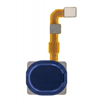 Fingerprint Sensor Flex Cable For Samsung Galaxy A20s White By - Maxbhi Com