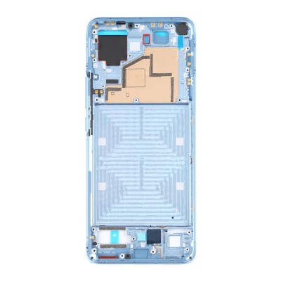 Lcd Frame Middle Chassis For Xiaomi Mi 11 Blue By - Maxbhi Com