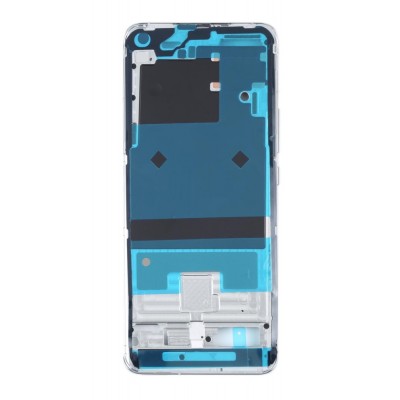 Lcd Frame Middle Chassis For Xiaomi Mi 11 White By - Maxbhi Com