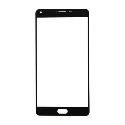 Replacement Front Glass For Gionee M5 Plus Black By - Maxbhi Com