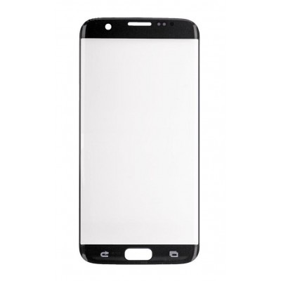 Replacement Front Glass For Samsung Galaxy S7 Edge Black By - Maxbhi Com