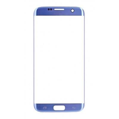 Replacement Front Glass For Samsung Galaxy S7 Edge Blue By - Maxbhi Com
