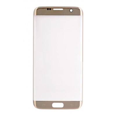 Replacement Front Glass For Samsung Galaxy S7 Edge Gold By - Maxbhi Com