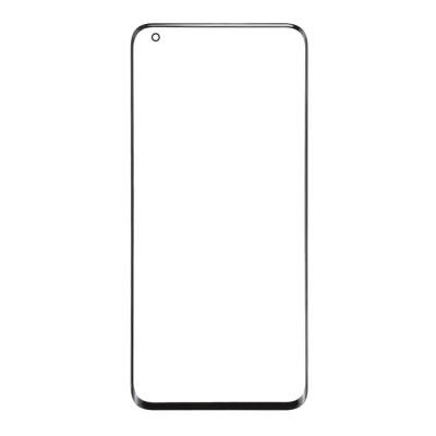 Replacement Front Glass For Xiaomi Mi 11 Blue By - Maxbhi Com