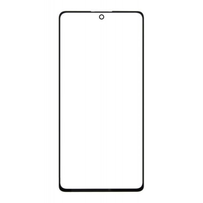 Replacement Front Glass For Samsung Galaxy Note 10 Lite Black By - Maxbhi Com