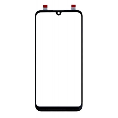 Replacement Front Glass For Lava Z66 Black By - Maxbhi Com