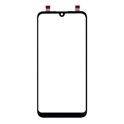 Replacement Front Glass For Lava Z66 Black By - Maxbhi Com