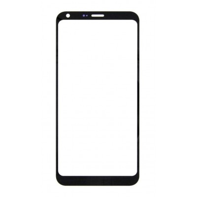 Replacement Front Glass For Lg Q6 Plus White By - Maxbhi Com