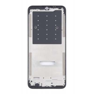 Lcd Frame Middle Chassis For Realme C21 Black By - Maxbhi Com