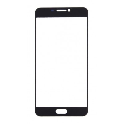 Replacement Front Glass For Samsung Galaxy C5 Black By - Maxbhi Com
