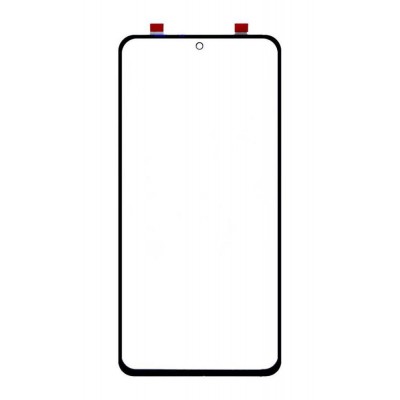 Replacement Front Glass For Xiaomi Mi 11x Black By - Maxbhi Com