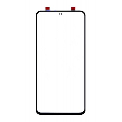 Replacement Front Glass For Xiaomi Mi 11x Black By - Maxbhi Com