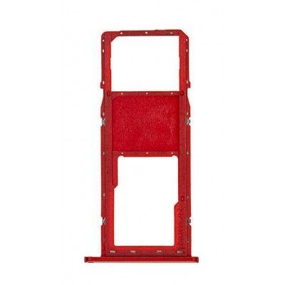 Sim Card Holder Tray For Samsung Galaxy A01 Red - Maxbhi Com