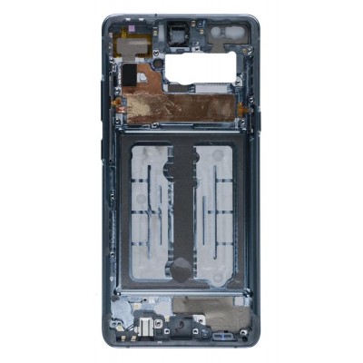Lcd Frame Middle Chassis For Samsung Galaxy S10 5g Black By - Maxbhi Com