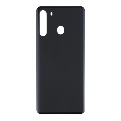 Back Panel Cover For Samsung Galaxy A21 Black - Maxbhi Com