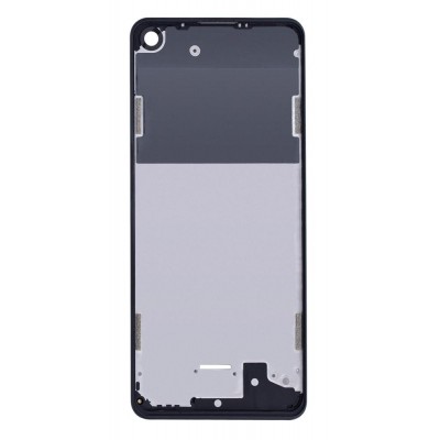 Lcd Frame Middle Chassis For Samsung Galaxy A21 Black By - Maxbhi Com