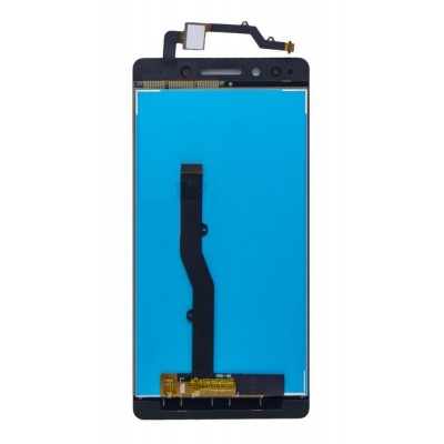 Lcd With Touch Screen For Lenovo K8 Note Gold By - Maxbhi Com