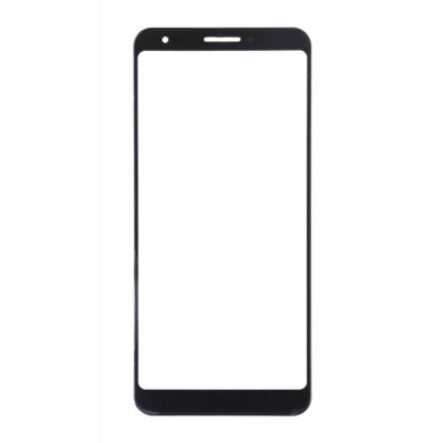 Replacement Front Glass For Google Pixel 3a Black By - Maxbhi Com