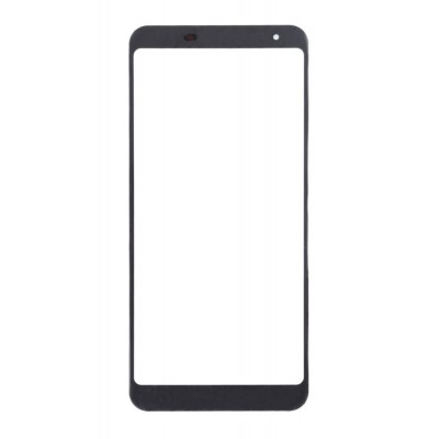 Replacement Front Glass For Google Pixel 3a Black By - Maxbhi Com