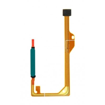 Fingerprint Sensor Flex Cable For Huawei Y7a Green By - Maxbhi Com