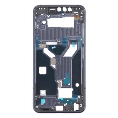 Lcd Frame Middle Chassis For Lg G8 Thinq Grey By - Maxbhi Com