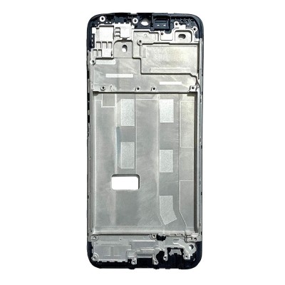 Lcd Frame Middle Chassis For Oppo A15 White By - Maxbhi Com