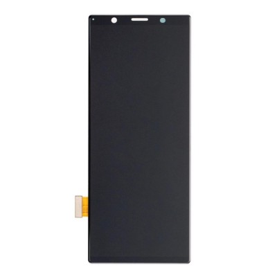 Lcd With Touch Screen For Sony Xperia 5 White By - Maxbhi Com