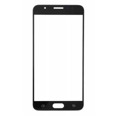 Replacement Front Glass For Samsung Galaxy J7 Prime Black By - Maxbhi Com