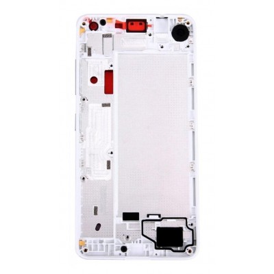 Lcd Frame Middle Chassis For Microsoft Lumia 650 White By - Maxbhi Com